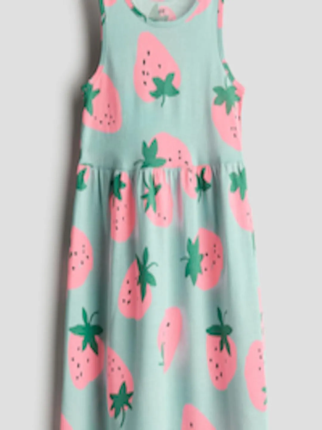 Girls Patterned Cotton Dress