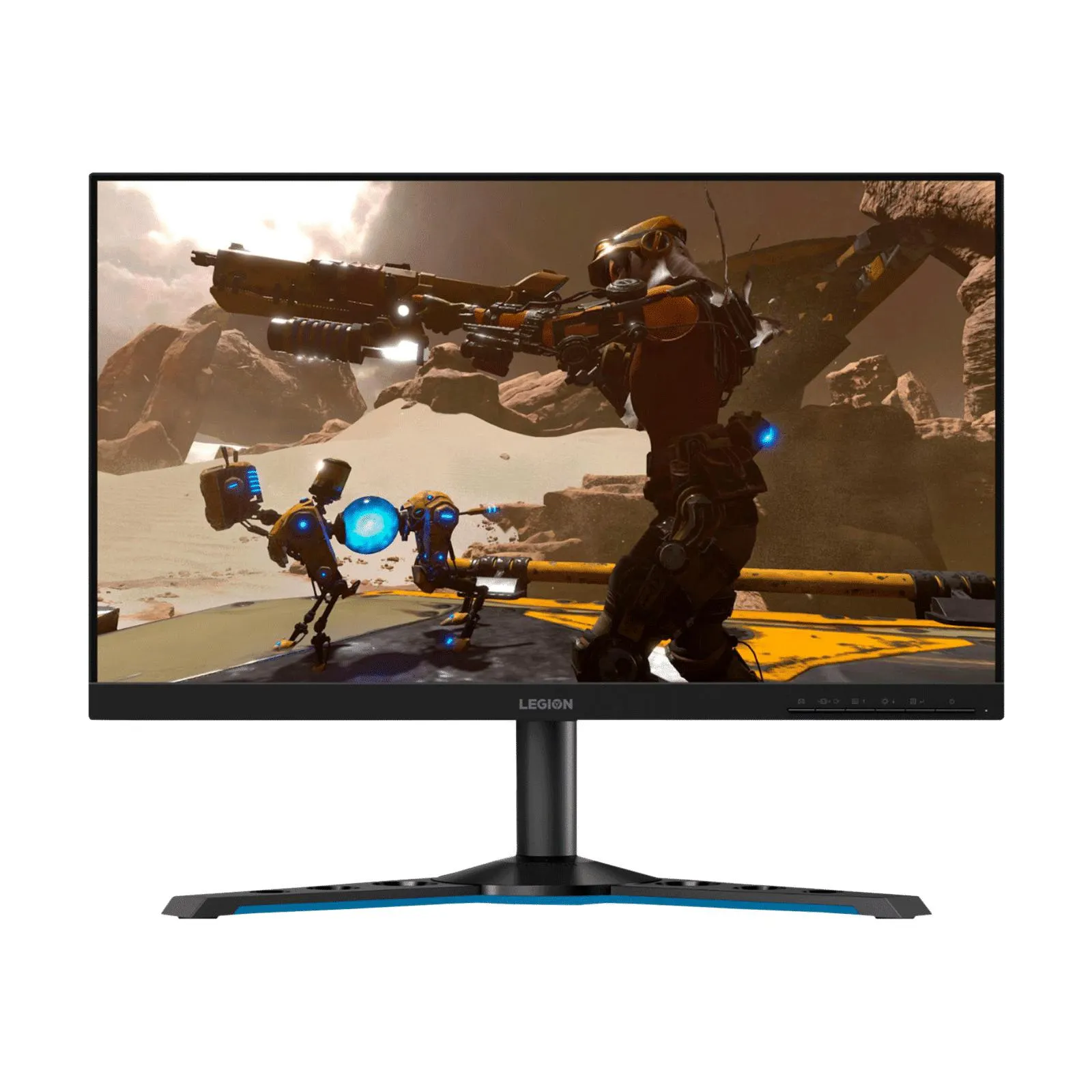 Lenovo Legion Y25-25 62.23 cm (24.5 inch) Full HD IPS Panel LED 3-Side Near Edgeless Bezel Height Adjustable Gaming Monitor with Flicker-Free Technology