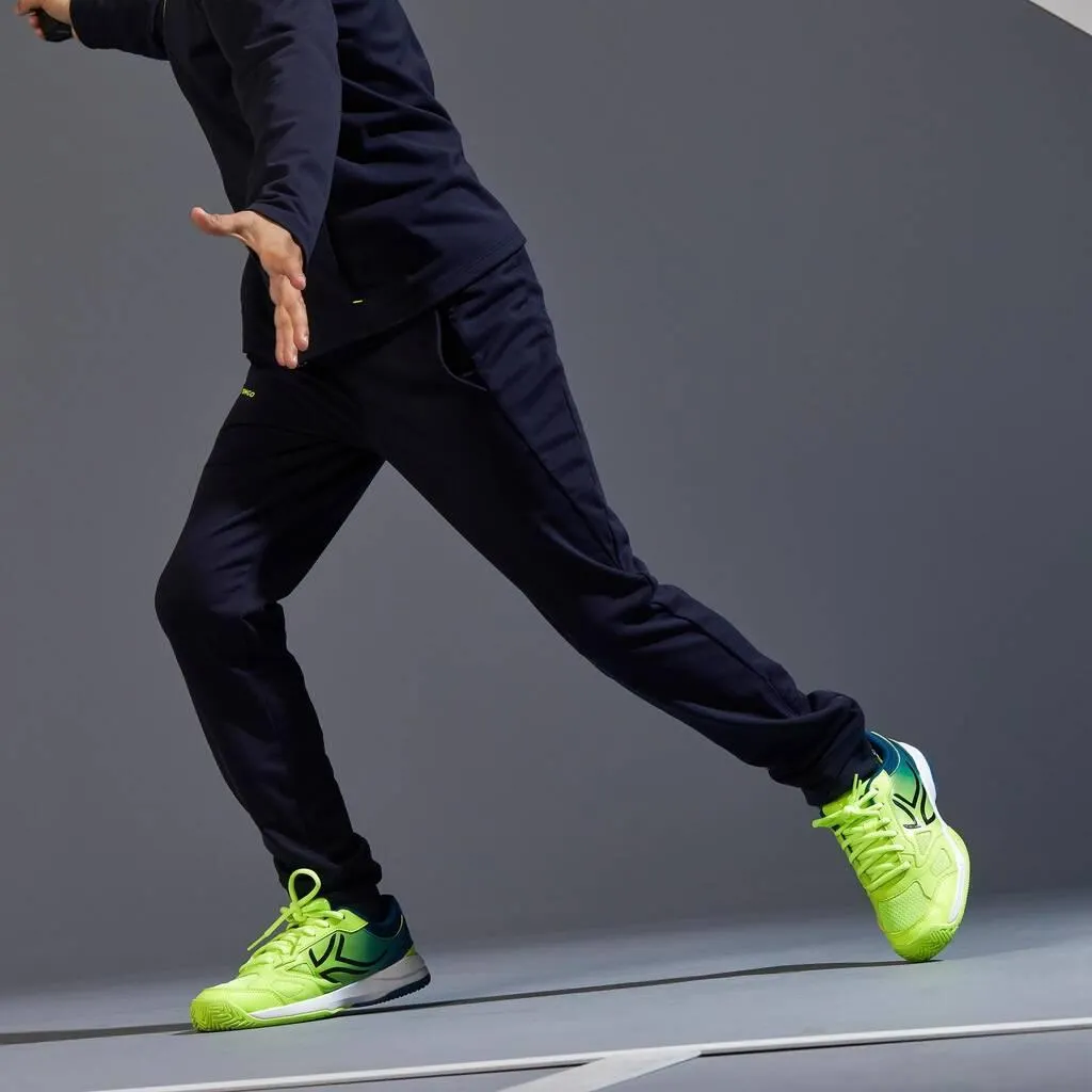 Kids Tennis Warm Pant - TPA500 Blue/Black