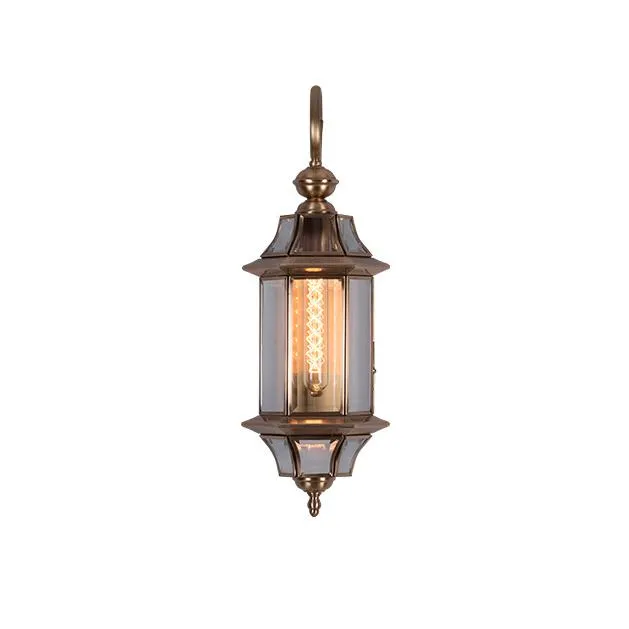 Flame To A Moth Solid Copper Indoor or Outdoor Wall Light