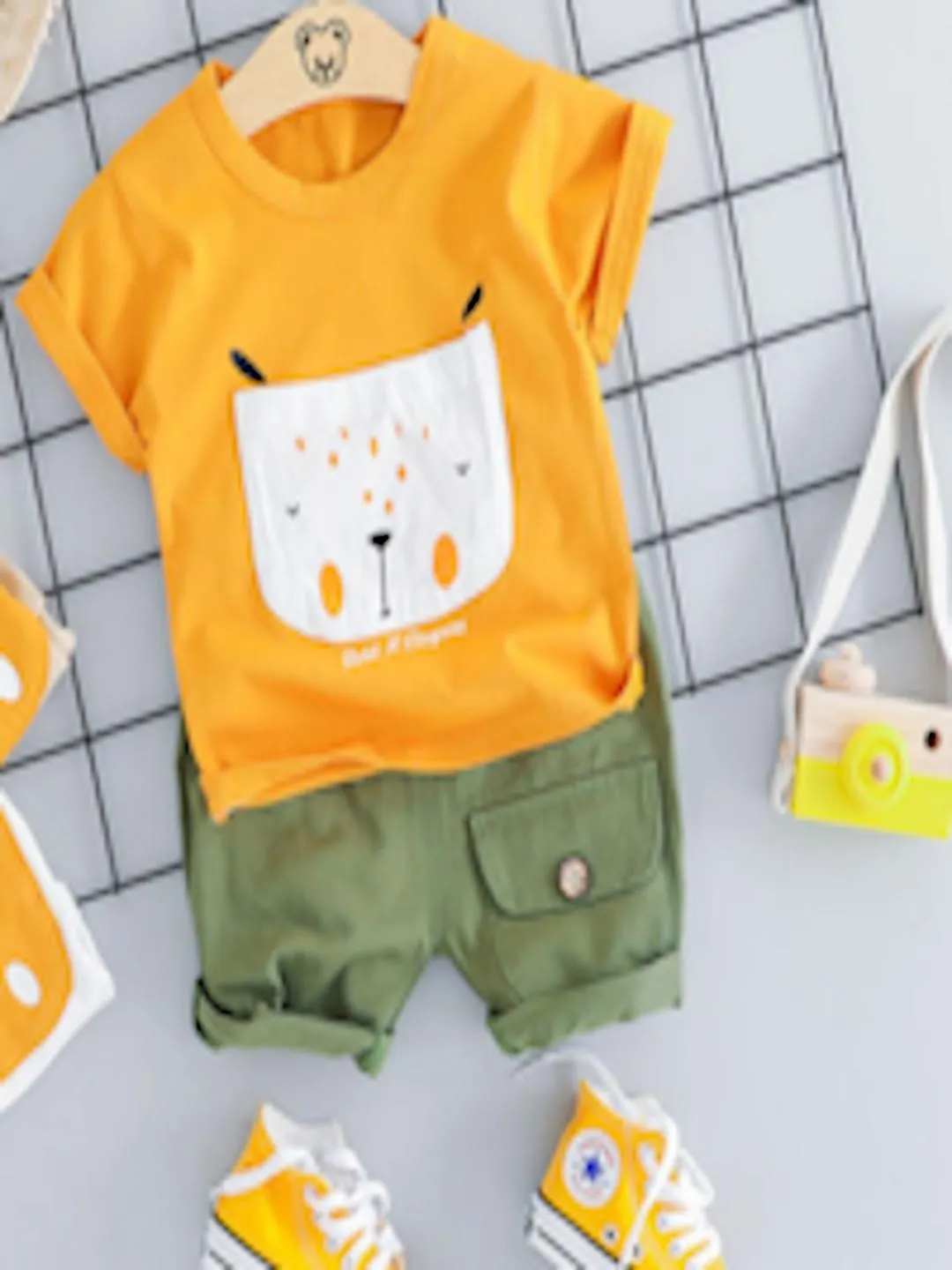 Kids Conversational Printed T-shirt with Shorts