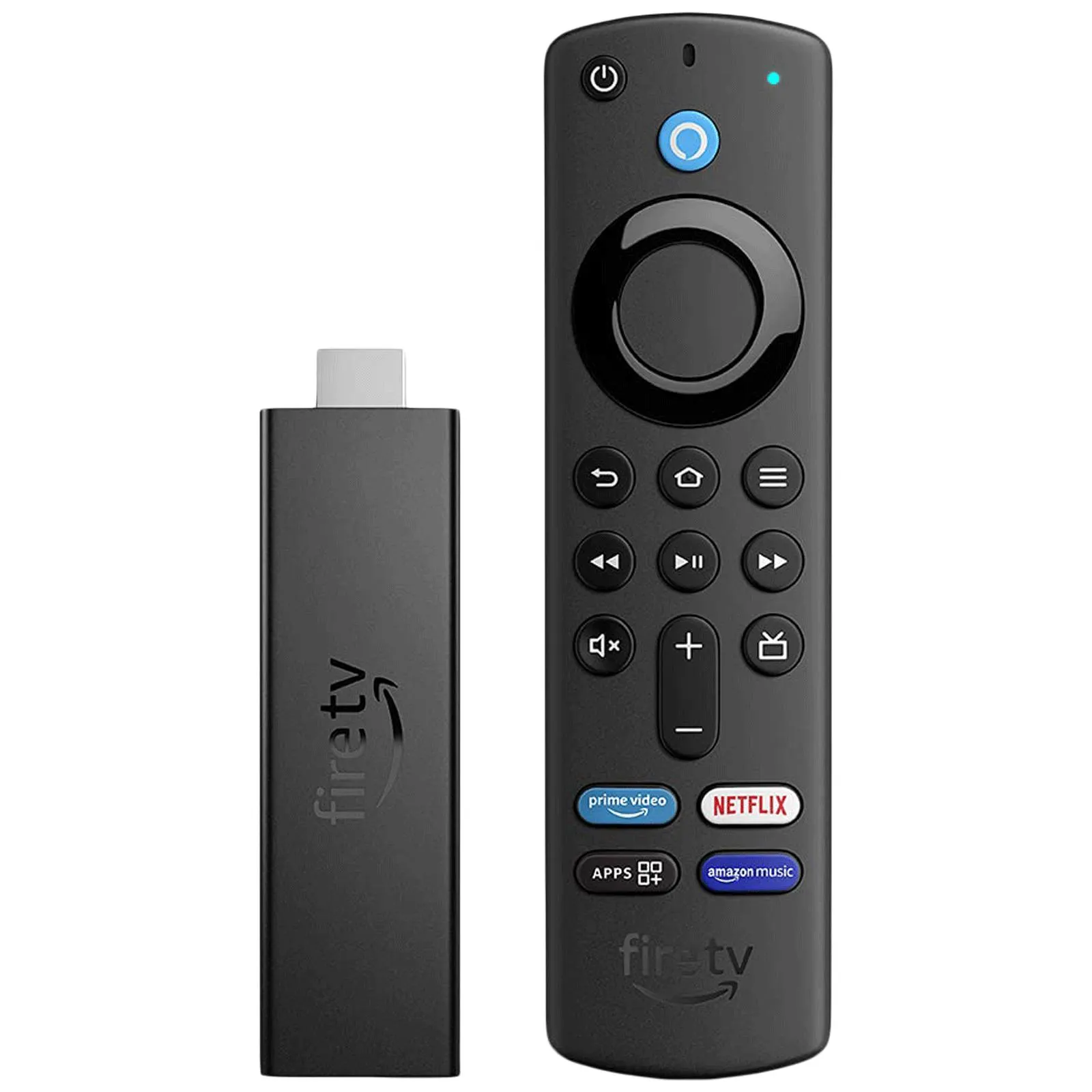 amazon Fire TV Stick 4K with Alexa Voice Remote (Wi-Fi 6 Compatible, B08MR1KMM7, Black)