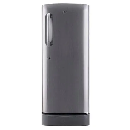 224L, 4 Star, Smart Inverter Compressor, Smart Connect, With Base Stand Drawer, Shiny Steel Finish, Direct Cool Single Door Refrigerator