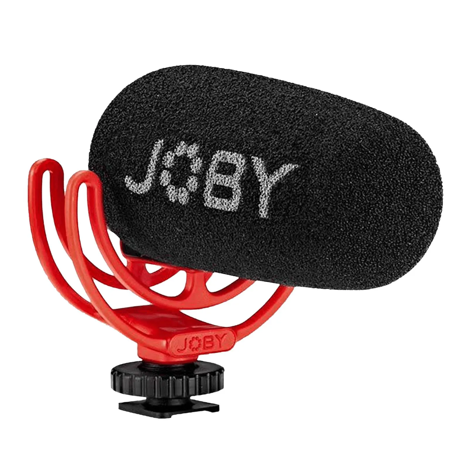 JOBY Wavo 3.5 Jack Wired Microphone with Wide Frequency Response Range (Black & Red)