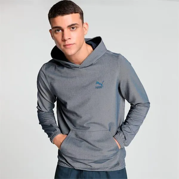Modern Indigo Men's Hoodie