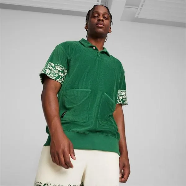 The Fairgrounds Terry Men's Basketball Polo