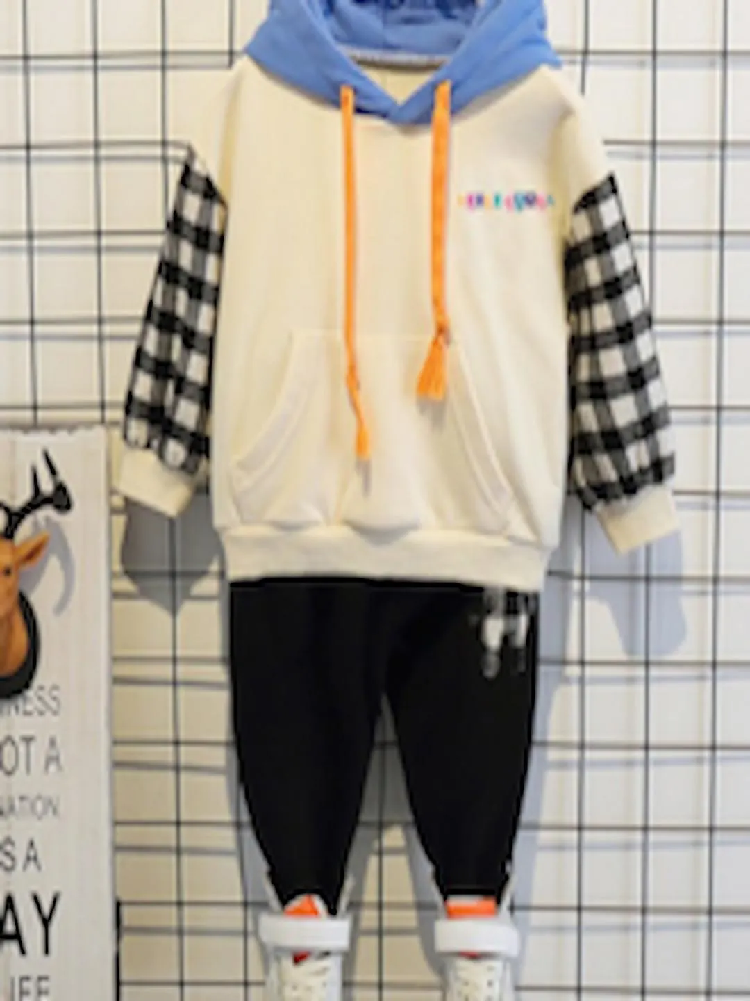 Infant Boys Printed Pure Cotton T-shirt with Joggers