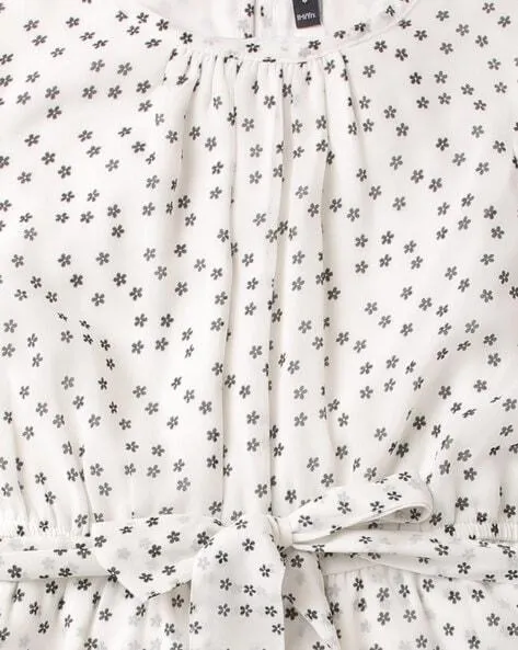 Floral Print A-Line Dress