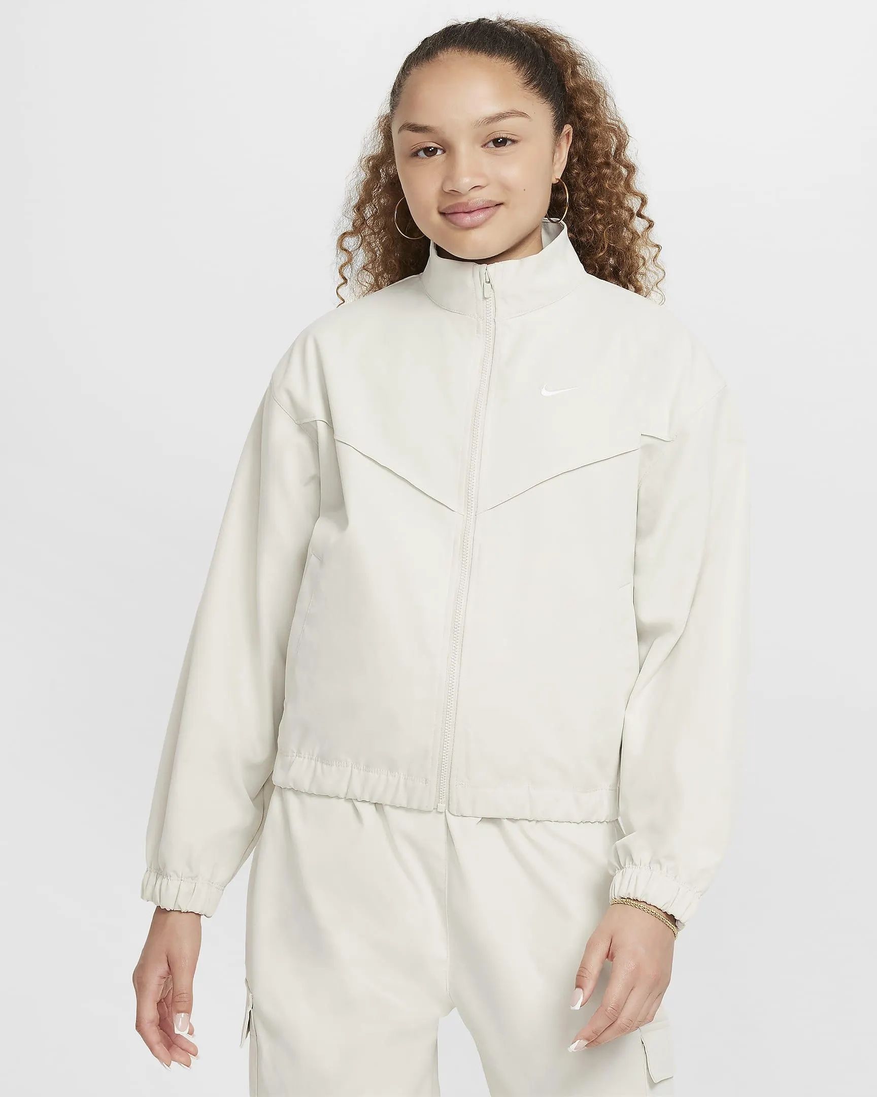 Girls' Oversized Lightweight Jacket