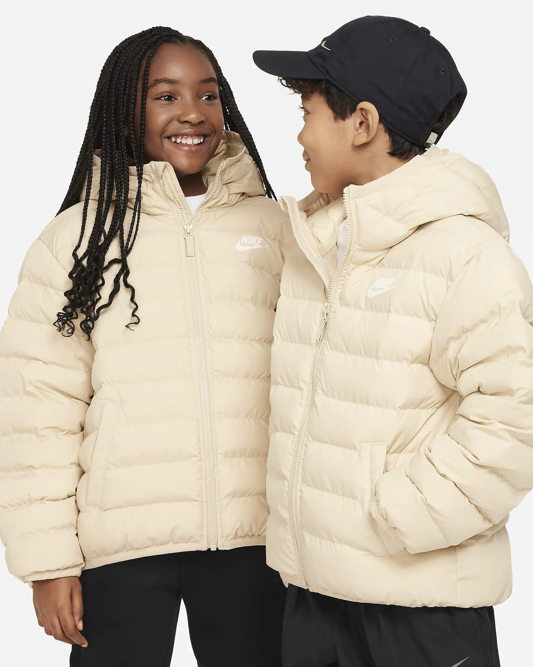 Older Kids' Loose Hooded Jacket