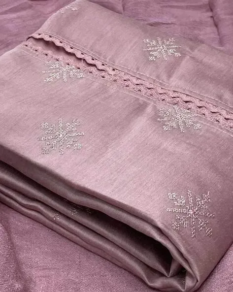 Women Embellished 3-Piece Unstitched Dress Material