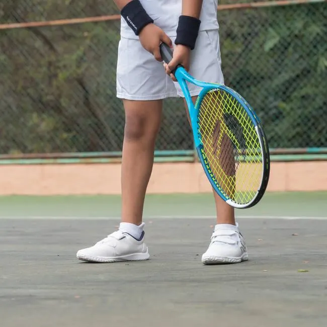 Kids Tennis Shorts - TSH100 White