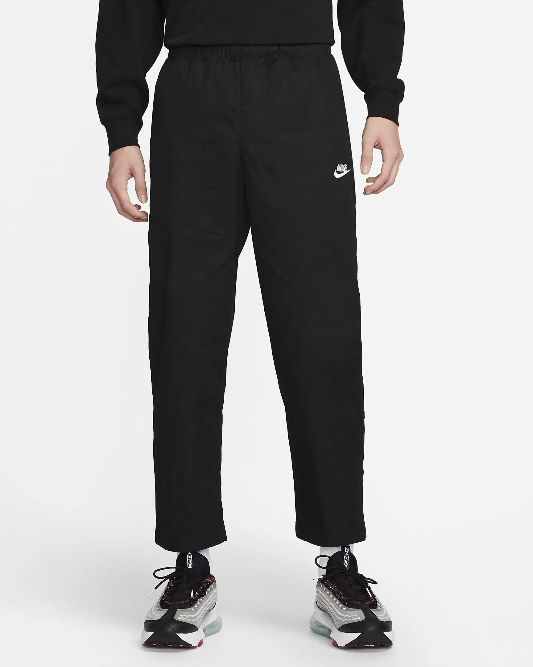 Men's Woven Straight Leg Trousers