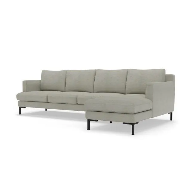Berlin Sectional Sofa (3 Seater + Chaise RH)