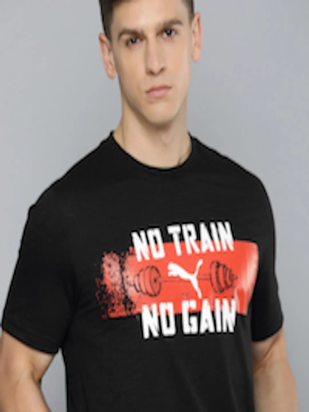 Graphic Printed Slogan dryCELL Training T-shirt