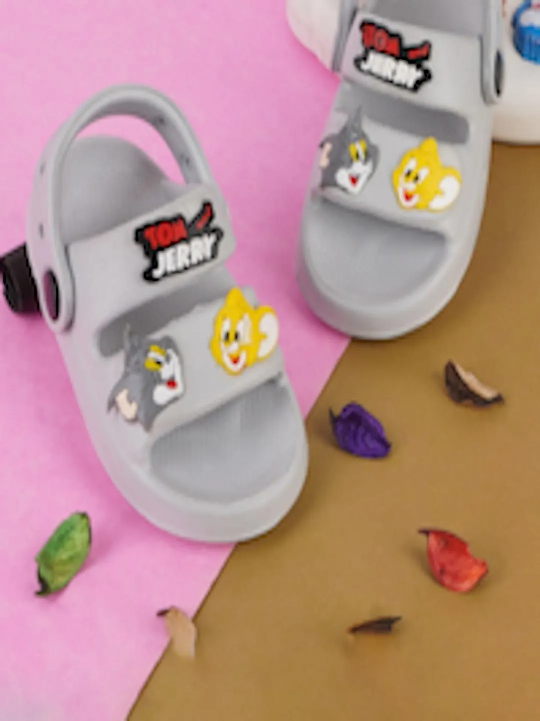 Kids Tom & Jerry Applique Clogs