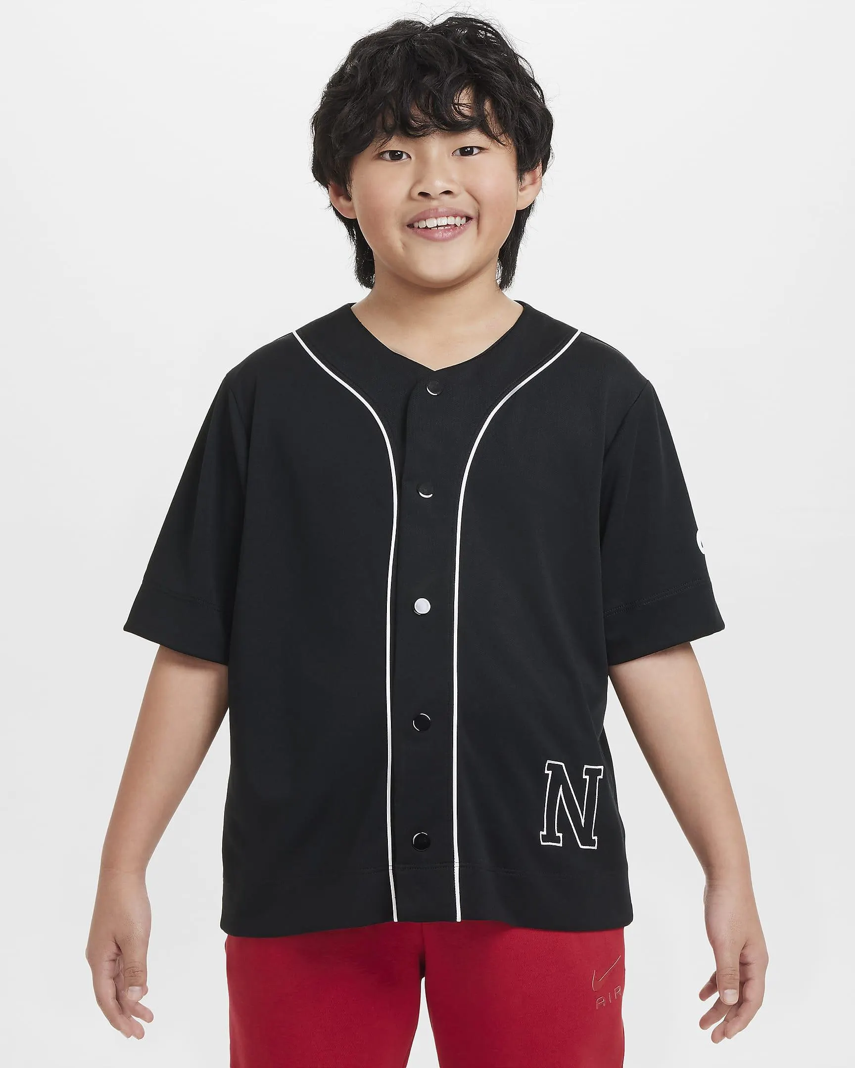 Older Kids' (Boys') Dri-FIT Baseball Jersey