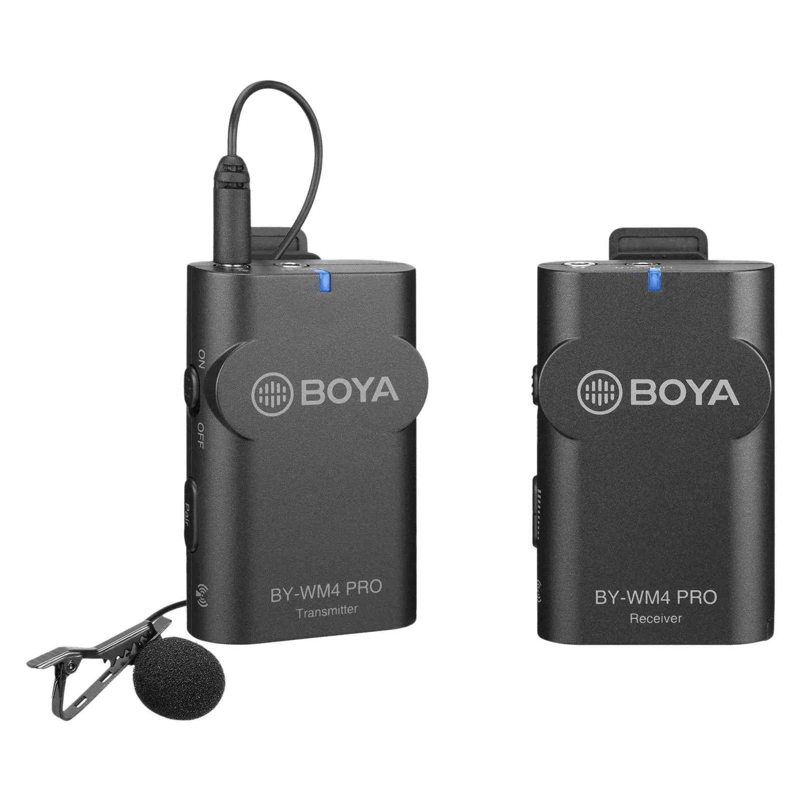 Boya Pro 3.5 Jack Wireless Microphone with Compact Dual-Channel (Black)