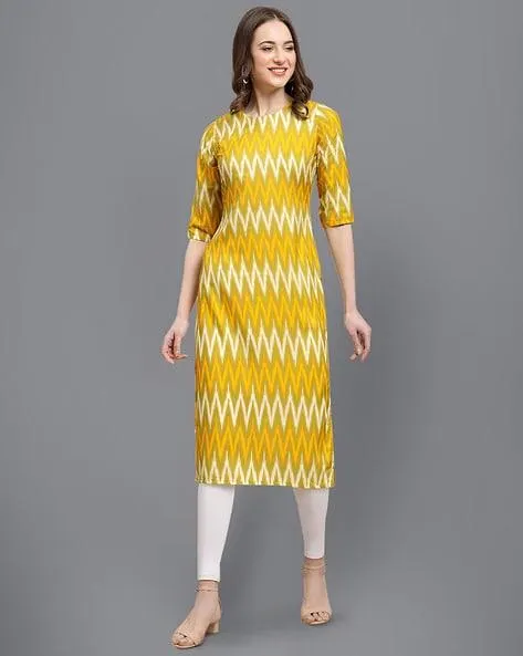 Women Printed Straight Kurta