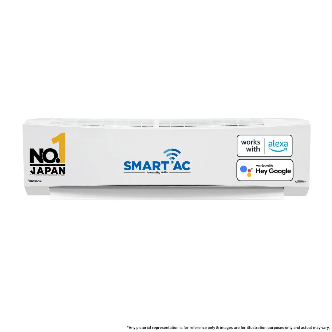 1 Ton 3 Star Wi-Fi Inverter Smart Split AC (Copper Condenser, 7 in 1 Convertible with True AI Mode, 2 Way Swing, PM 0.1 Air Purification Filter, 2024 Model, White)