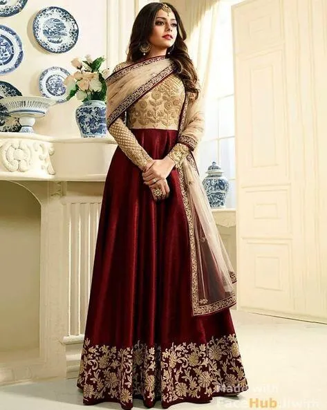 Women Embellished Anarkali Salwar