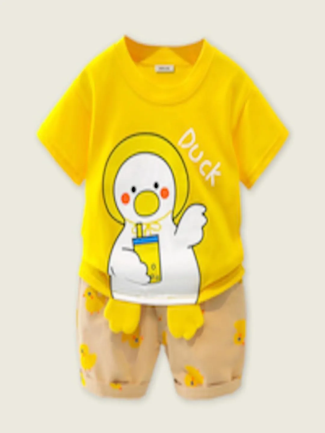 Boys Graphic Printed T-shirt with Shorts