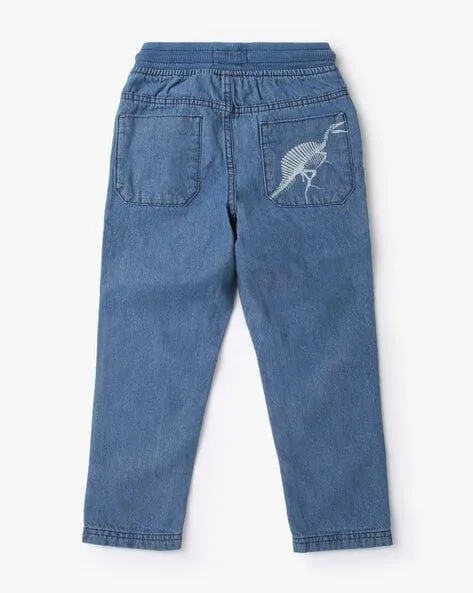 Printed Straight Fit Jeggings