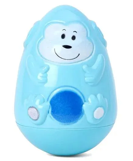 Ratnas Monkey Roly Poly Toy - Blue