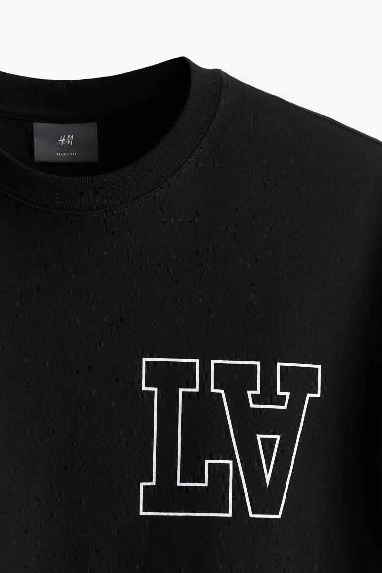 Tricou cu imprimeu Loose Fit