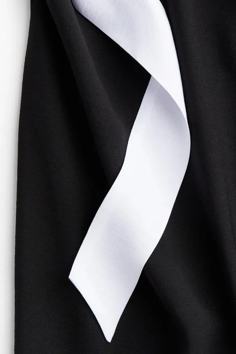 A-line tie-strap dress