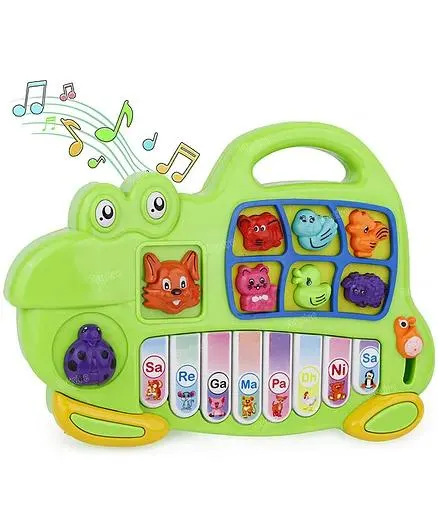 Toysire Animal Musical Piano Toy for Kids Musical Animal Voice Piano Keyboard Lights Sounds Toy, Kids Boys Girls
