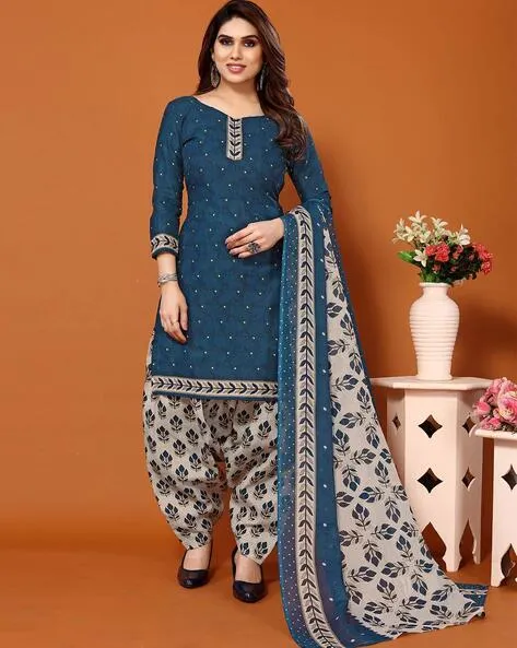 Printed Unstitched Dress Material