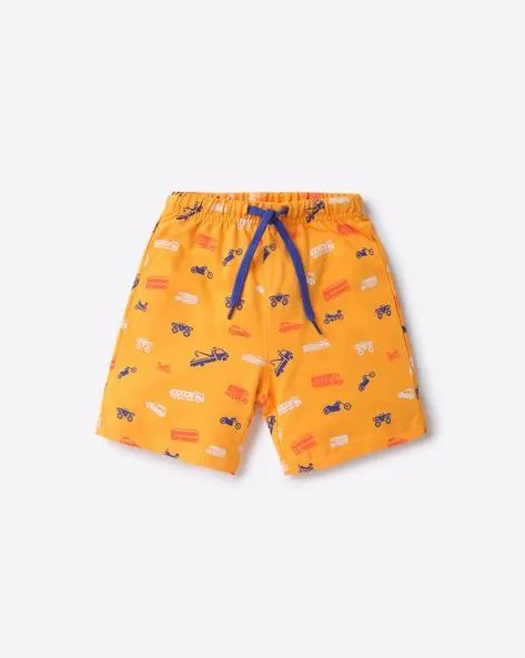 Graphic Print Short with Drawstring Waist