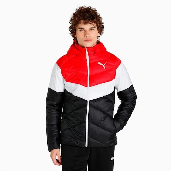 Colorblock Padded Men's Jacket