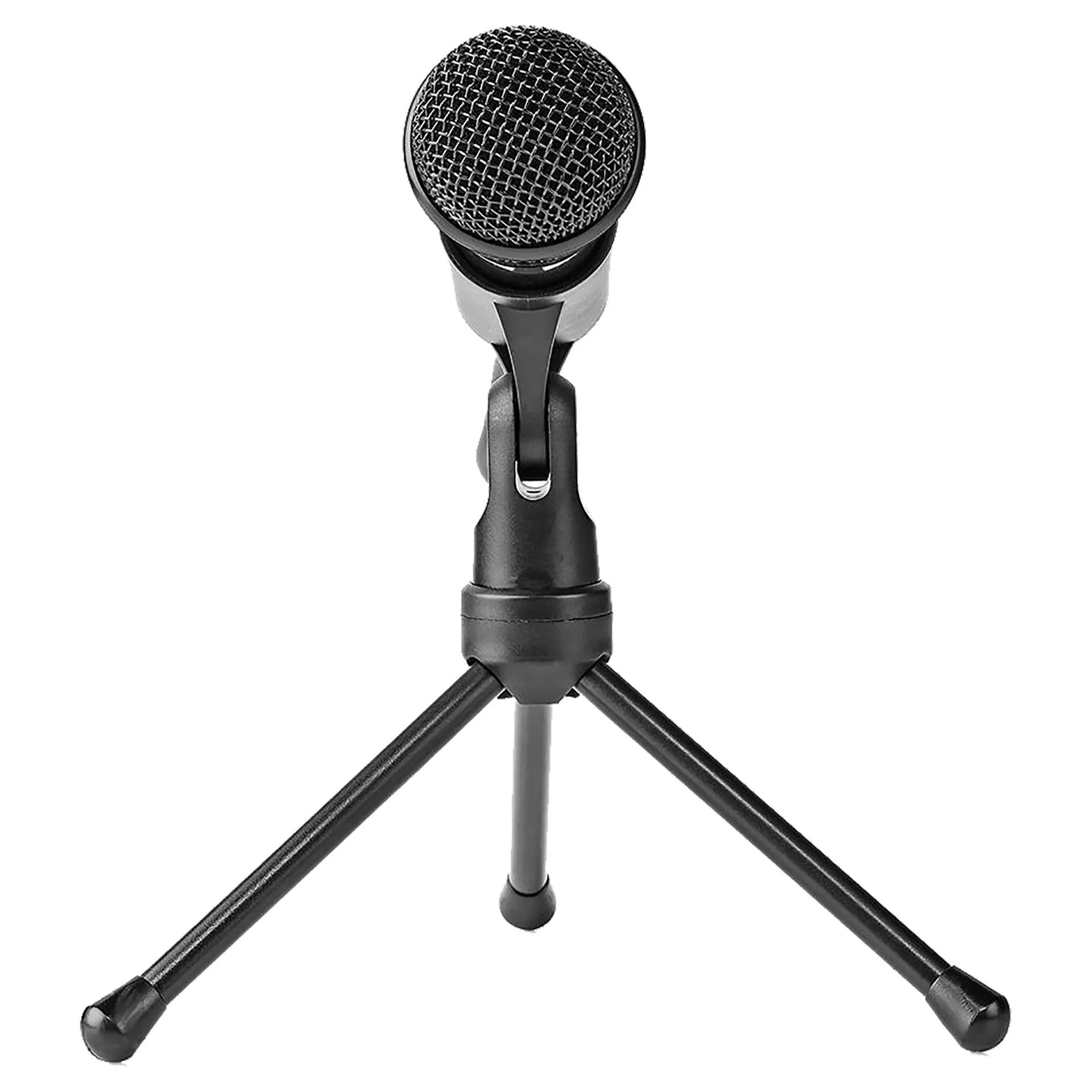 nedis Gooseneck Wired Condenser Microphone (Super Versatile, MICTJ100BK, Black)