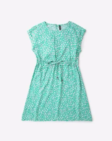 Floral Print Fit & Flare Dress