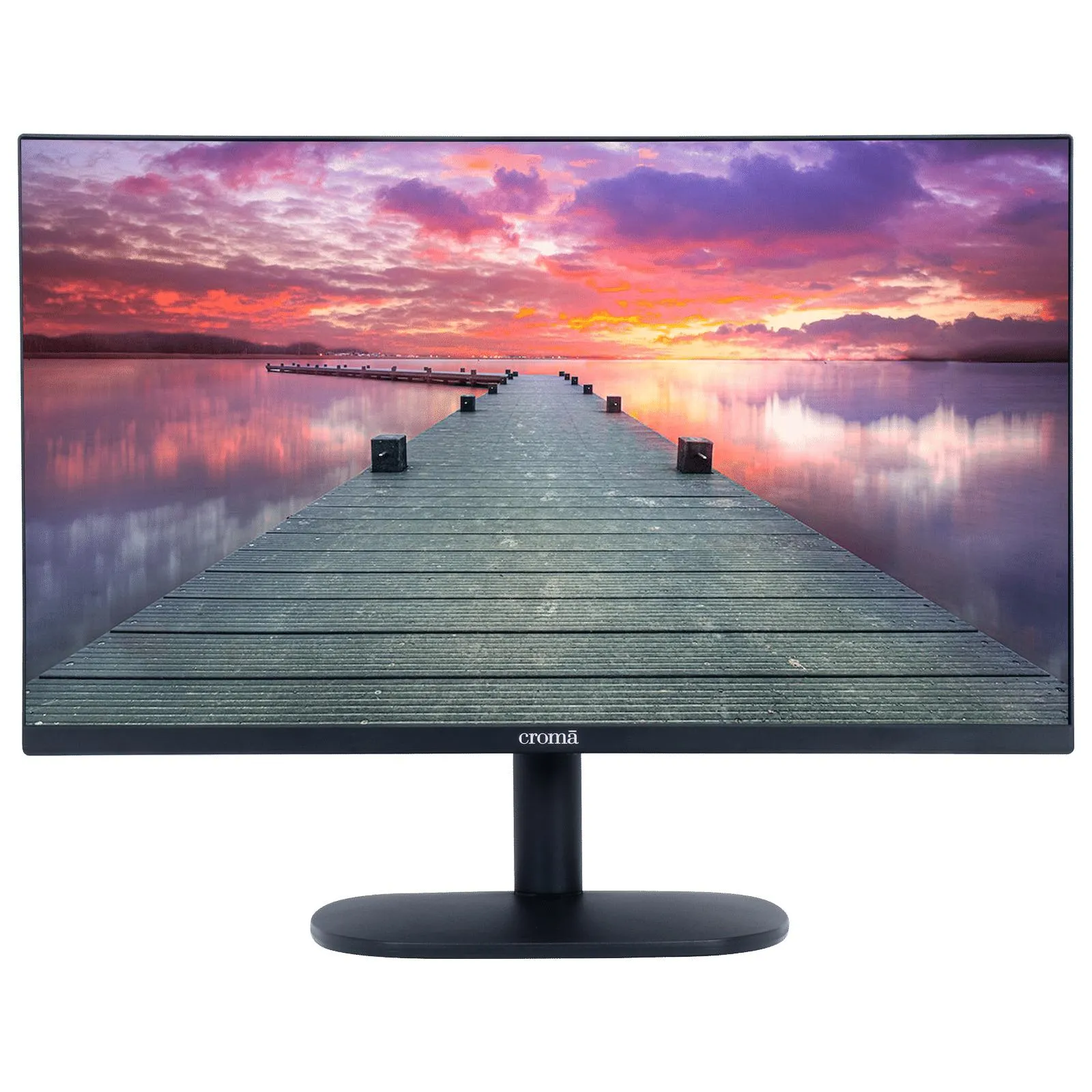 Croma CRSM24FMDA029602 60.9 cm (24 inch) Full HD FFS Panel Thin Bezel Monitor with Dual Speakers