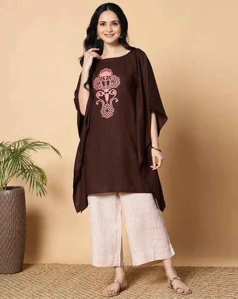 Women Floral Print A-Line Kurti