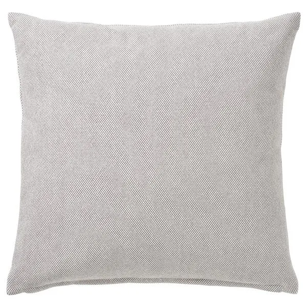Cushion, grey/white,
