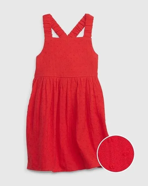 Square-Neck Fit & Flare Dress