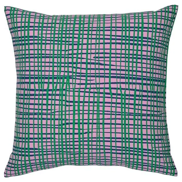 Cushion cover, pink/blue green,