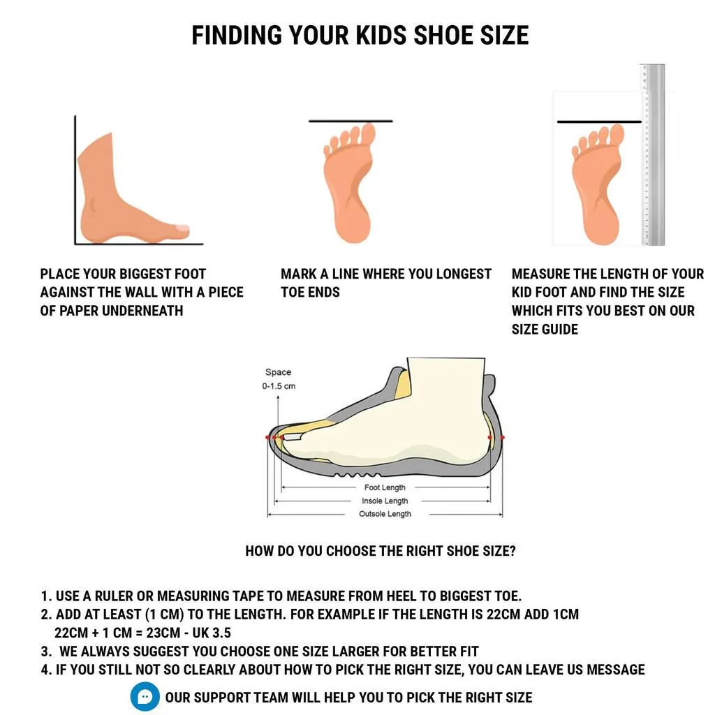 Kids Running Velcro Shoes AT Easy - Orange