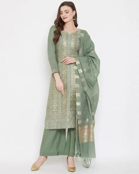 Woven Unstitched Dress Material
