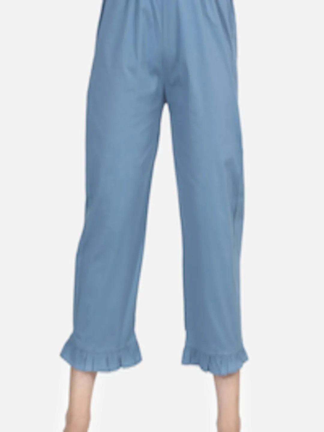 Girls Blue Capris