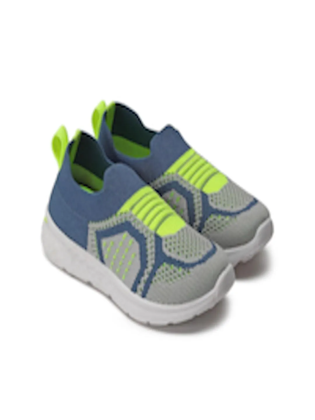 Boys Textured Slip-On Sneakers