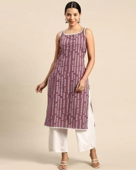 Women Printed Straight Kurta