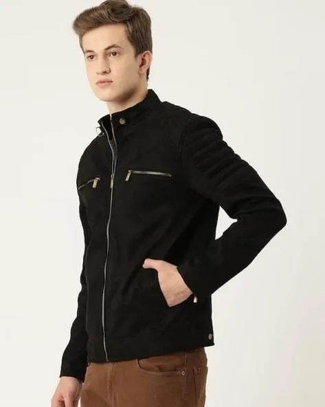 Zip-Front Jacket with Insert Pockets
