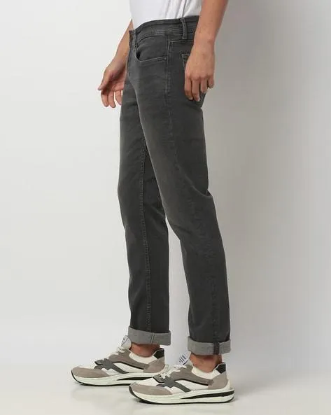 Low-Rise Slim Fit Jeans