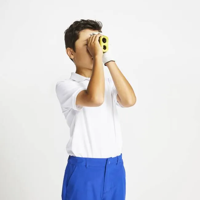 Kids Golf Polo T-Shirt 500 White