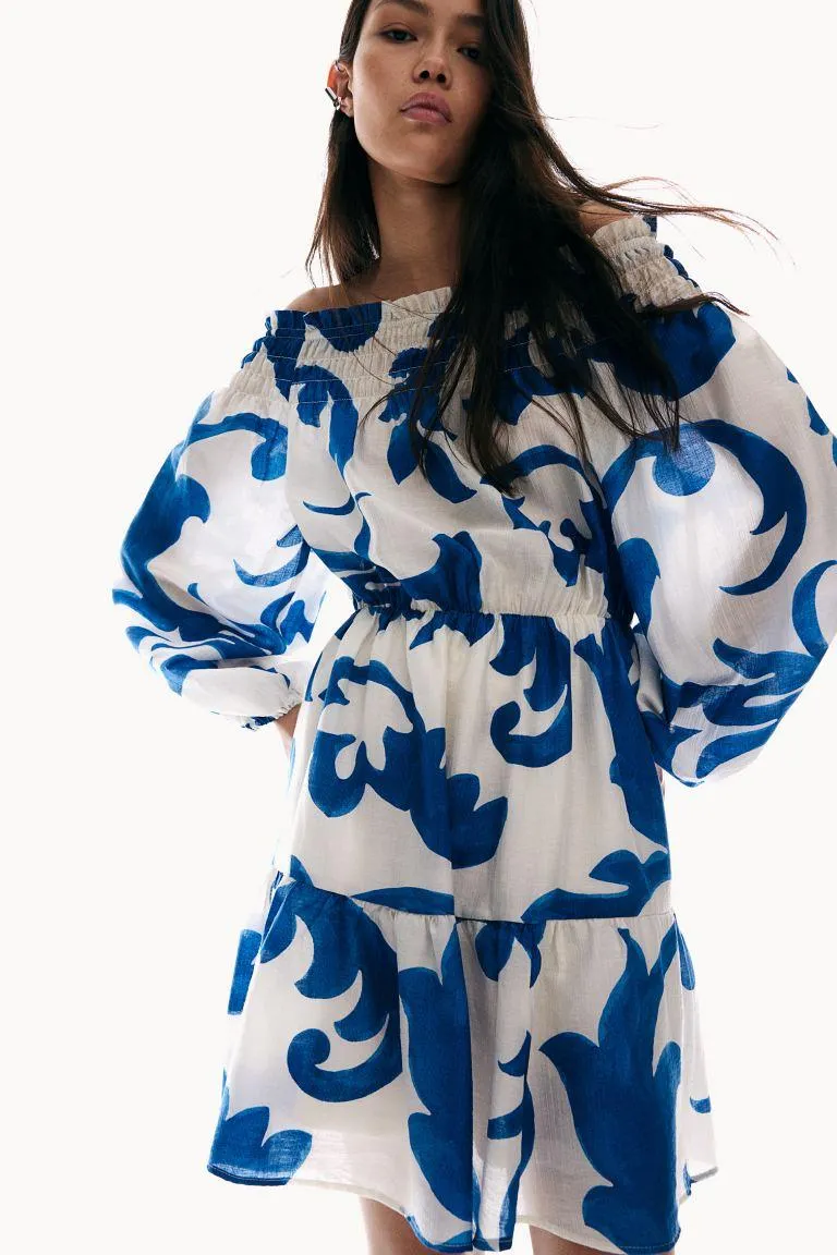 Off-the-shoulder dress